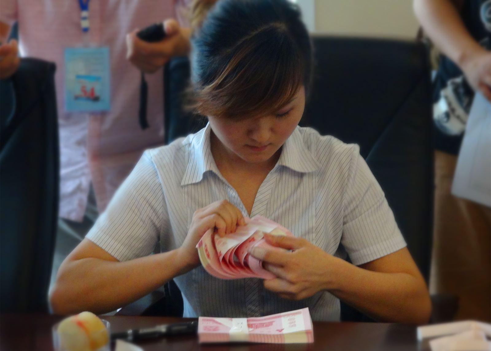 天元联社囊括新区点钞大赛专业组前三名