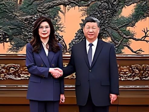 习近平总书记会见中国国民党主席郑丽文